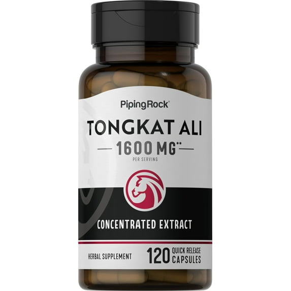 Longjack Tongkat Ali 1600 mg | 120 Capsules | Supplement for Men and Women | by Piping Rock