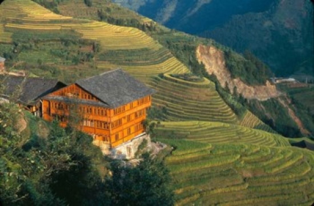 Longji Guangxi Province China Canvas Art - Keren Su DanitaDelimont (18 x 12)