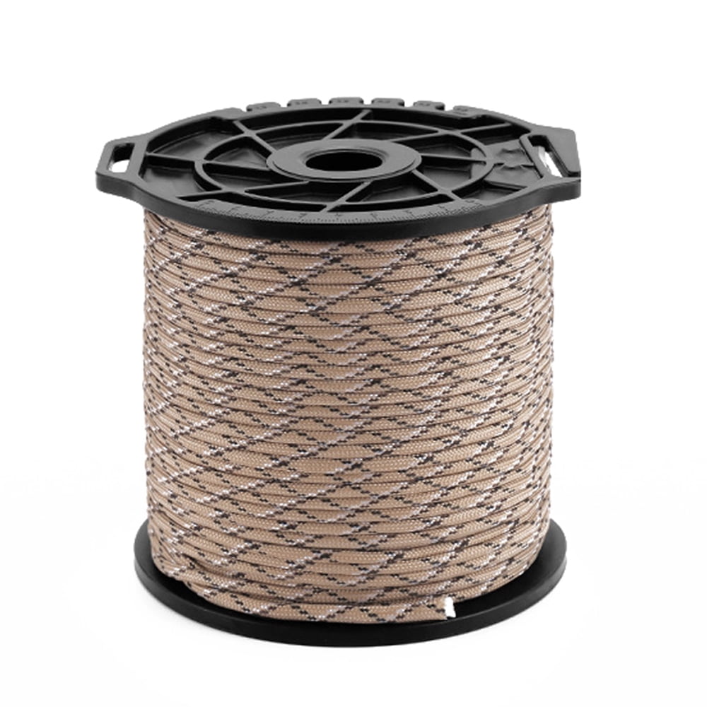 Longlasting Multifunction Spool Paracord Rope, 100m, 4mm Thick, for