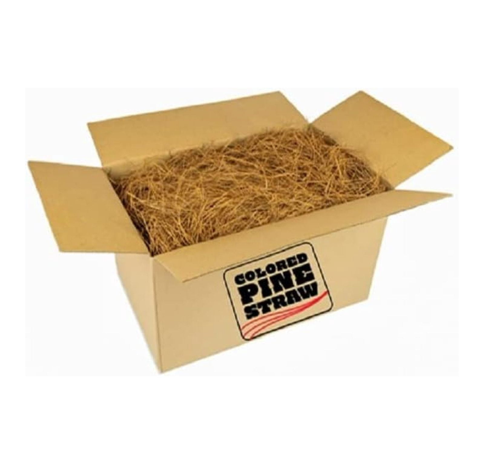 Longleaf Pine Straw - Landscaping Straw for Garden Beds - UV Protected Pine Needles - 90 sq ft Coverage - Natural Brown Mulch for Landscaping