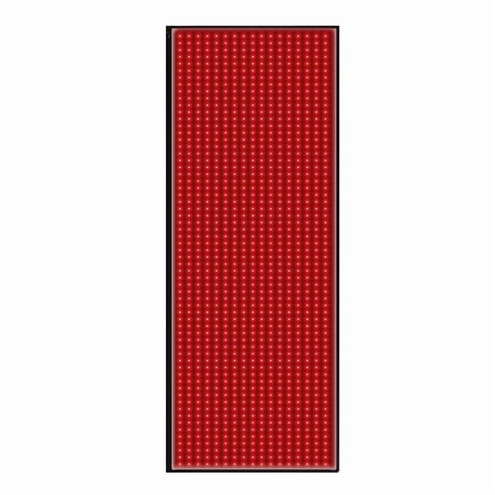 Longled Large Red Light Mat for Full Body 63''x23.6'' Red Light Pad at Home