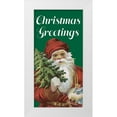 thumbnail image 1 of Longley, Alicia 11x18 White Modern Wood Framed Museum Art Print Titled - Retro Santa Claus II, 1 of 4