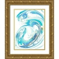 thumbnail image 1 of Longley, Alicia 15x18 Gold Ornate Wood Framed with Double Matting Museum Art Print Titled - Galaxie II, 1 of 4