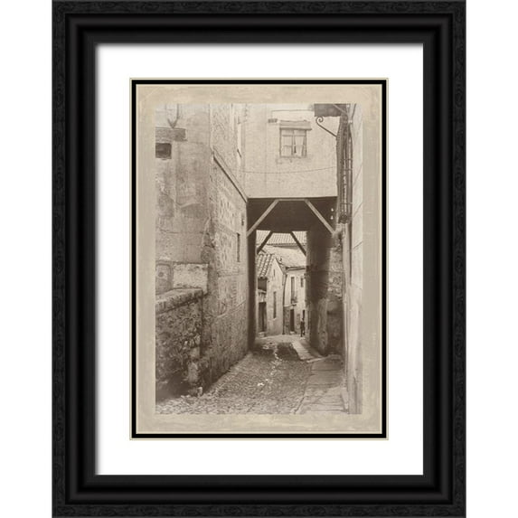 Longley, Carolyn 24x32 Black Ornate Wood Framed with Double Matting Museum Art Print Titled - Summer in Europe IV