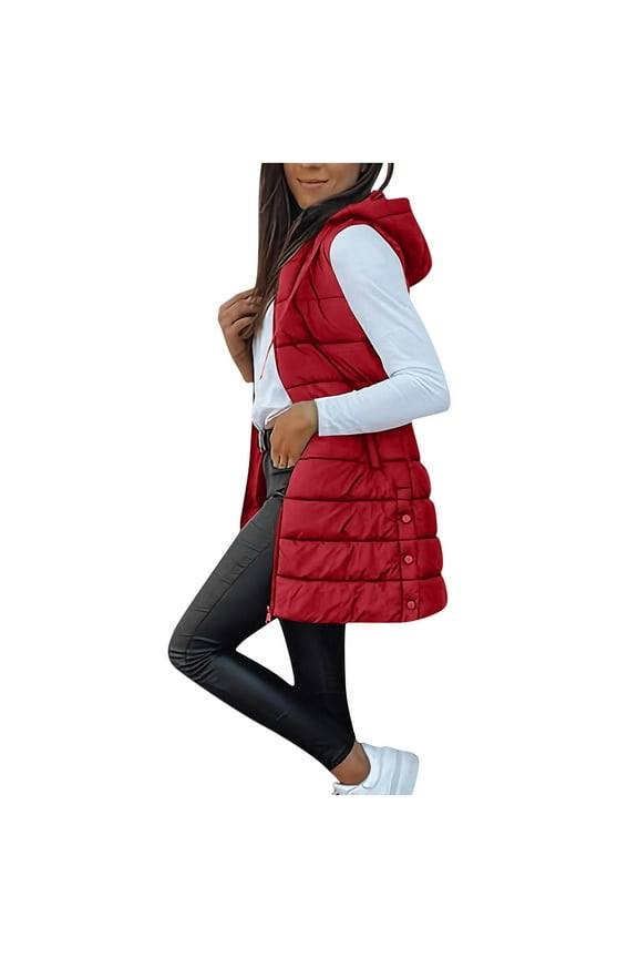 Longline Puffer Vest – Windproof Layering Essential