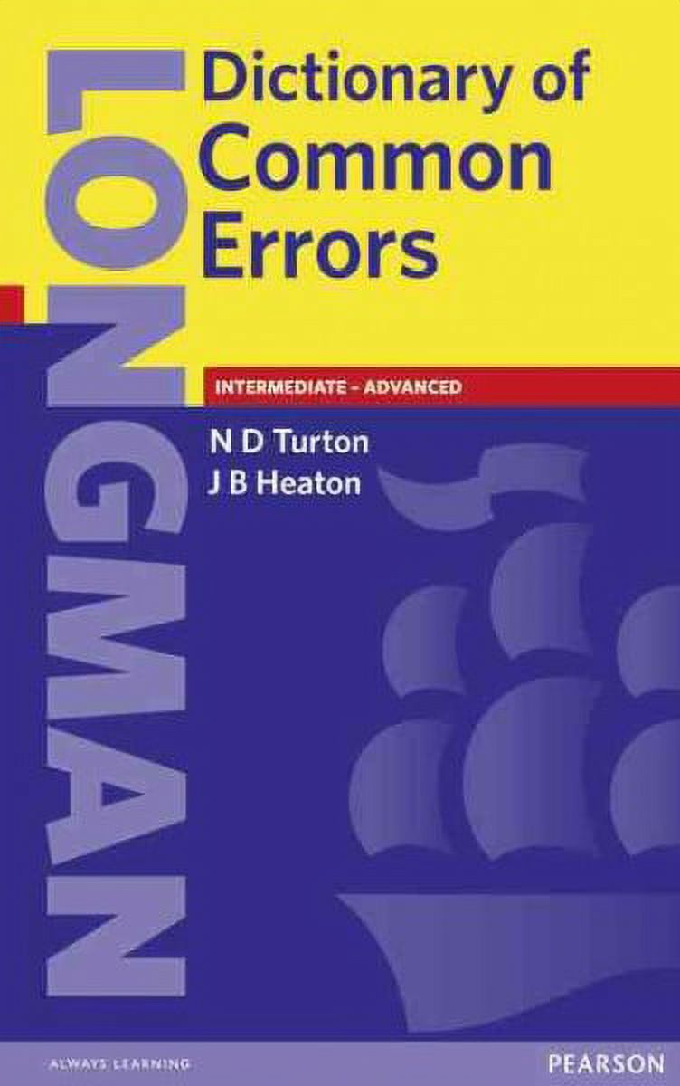 Longman Dictionary of Common Errors New Edition - Walmart.com