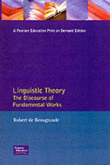 Longman Linguistics Library Linguistic Theory: The Discourse of ...
