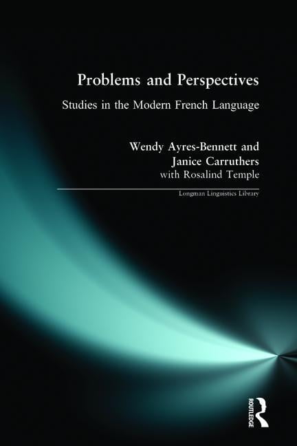 Longman Linguistics Library Problems and Perspectives: Studies in the ...
