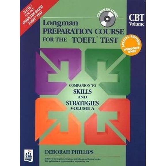 Pre-Owned Longman Preparation Course For The Toefl Test Cd-Rom/Book Package, Cbt Volume (Windows Only) - Phillips, Deborah