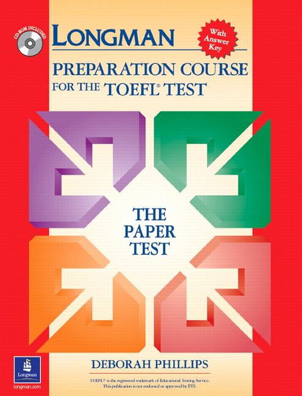 the　Longman　Key　Answer　Paper　with　for　The　Test,　Course　Test:　TOEFL　Preparation　(Other)