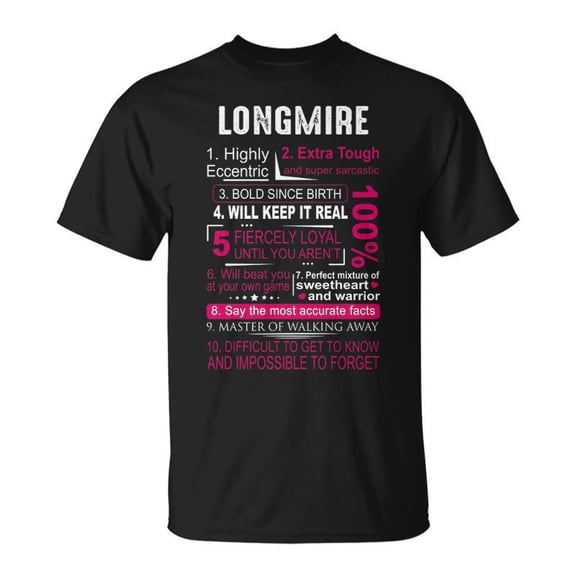 Longmire Name Longmire Name V2 TShirt