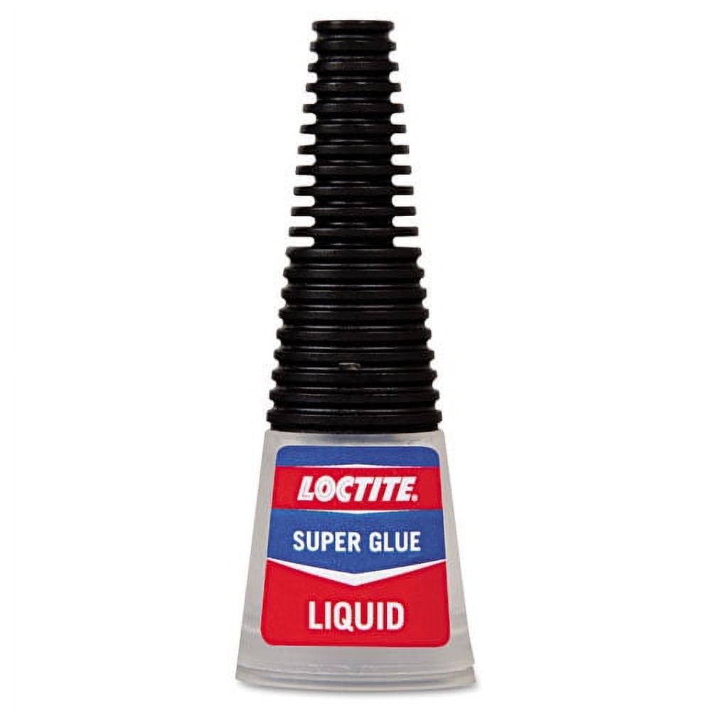 Longneck Bottle Super Glue, 0.18 Oz, Dries Clear Bundle of 10 Each