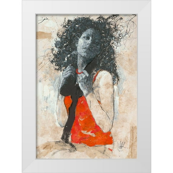 Longo, Massimiliano 18x24 White Modern Wood Framed Museum Art Print Titled - Remembering I