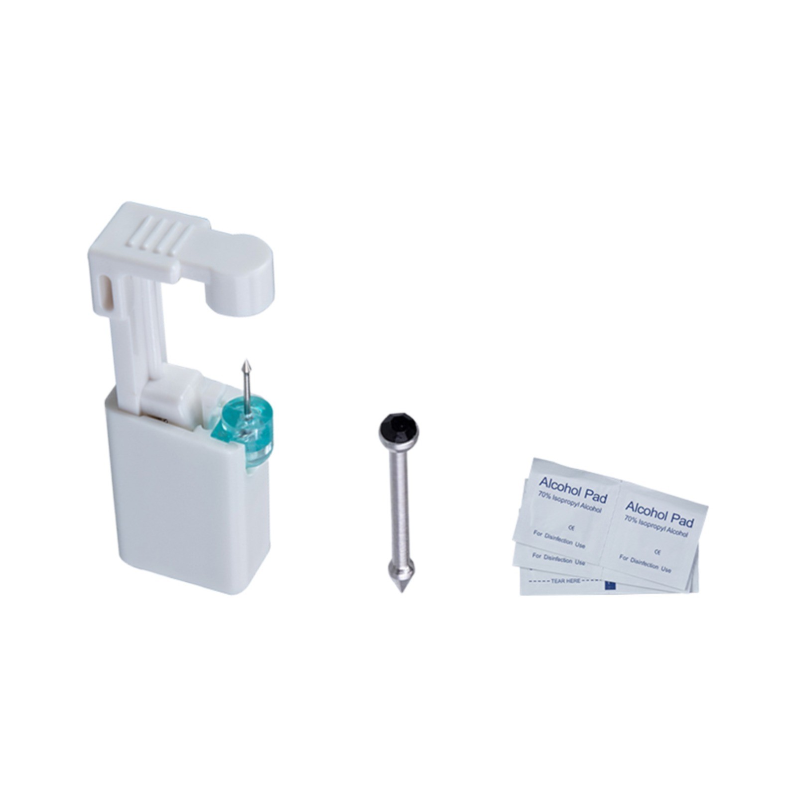 Longoeasy Clearance Self Nose Piercing Kit Nose Piercing Kit Disposable
