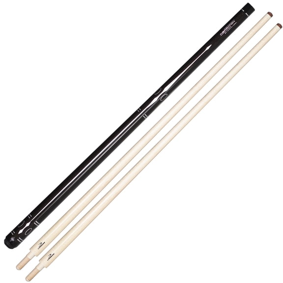 Longoni 3 Stars Pro Martin Horn 142.5" 2-Piece Billiard Cues w/ Shafts & Joint Protectors, (2 Count)