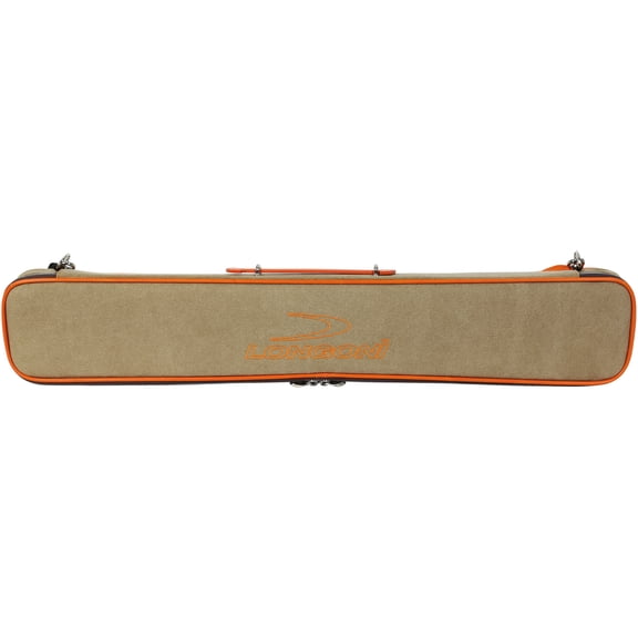 Longoni Giotto Canvas Sand Luxury Pool Carom Billiard Cue Case 2 x 4