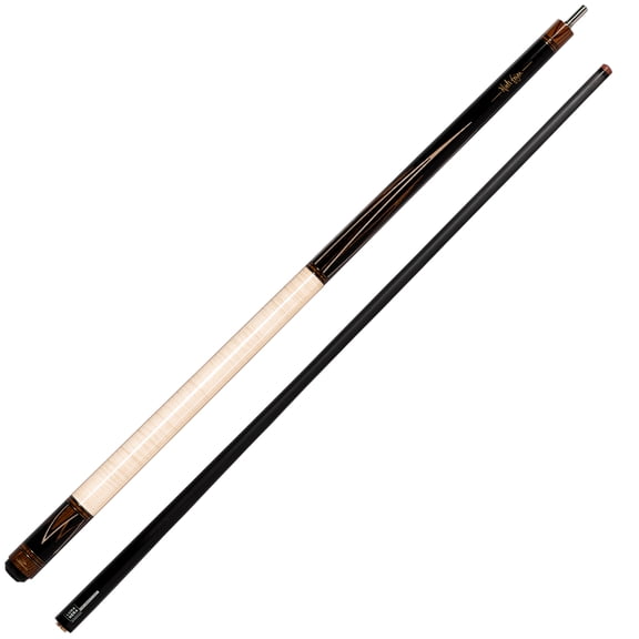 Longoni Niels Feijen Flames Curly Pool Billiard Cue w/Luna Nera Shaft No Wrap