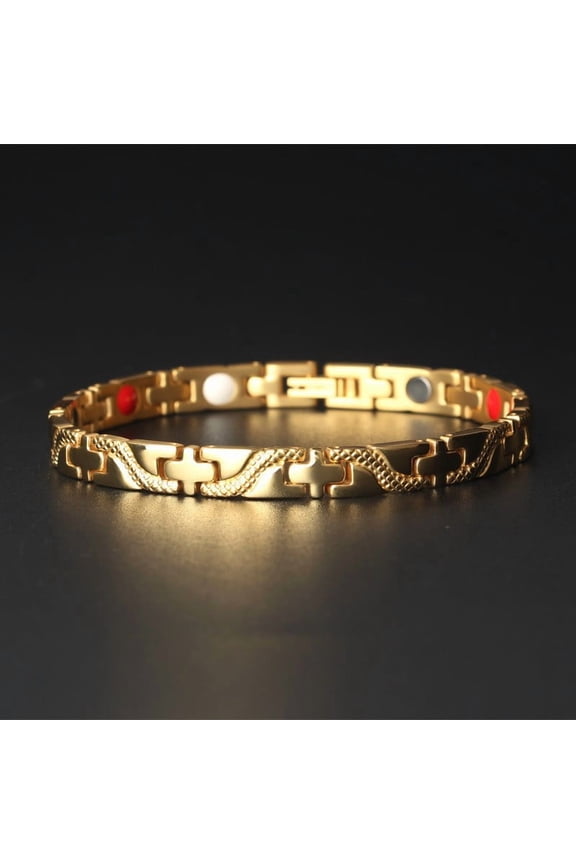 Longrui Cross Dragon Pattern Bracelet