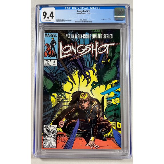 Longshot #3 - CGC 9.4 Comic Book
