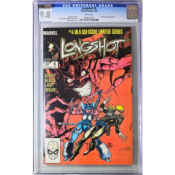 Longshot #6 - CGC 9.8 Comic Book