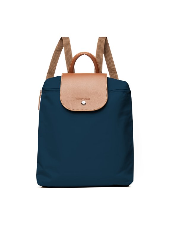 Classic Rolltop Backpack – Lightweight Foldable Daypack for City Walks and Trips - Marine