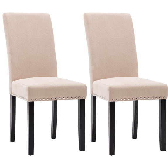 Longwin Dining Chair, Set of 2, Beige