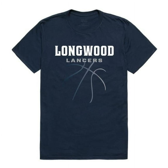 Longwood University Men Basketball T-Shirt, Navy - Small