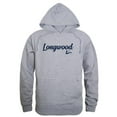 thumbnail image 1 of Longwood University Script Hoodie, Heather Grey - Large, 1 of 1