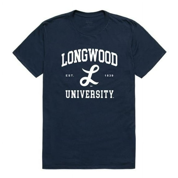 Longwood University Seal T-Shirt, Navy - Small