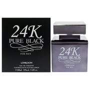 Lonkoom 24K Pure Black , 3.4 oz EDT Spray