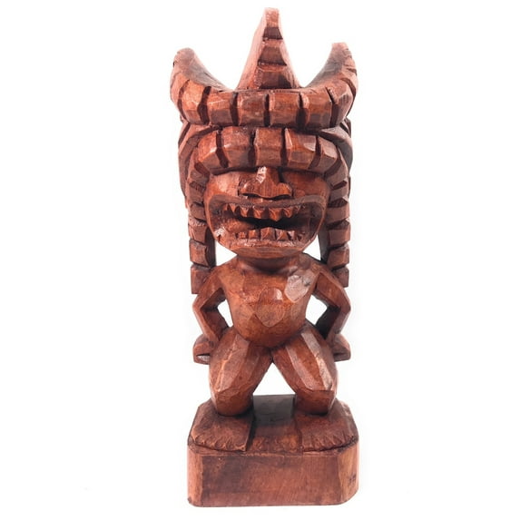 Lono Tiki 12" - Authentic Replica - Hand Carved | #bla601730