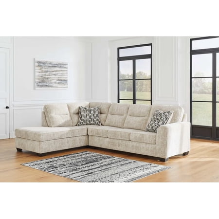 Lonoke Parchment 2pc LAF Chaise Sectional