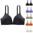 thumbnail image 1 of Lonomox Bras For Women No Underwire Adjustable Straps Support Push Up Bras Comfortable Everyday Bras, 1 of 6