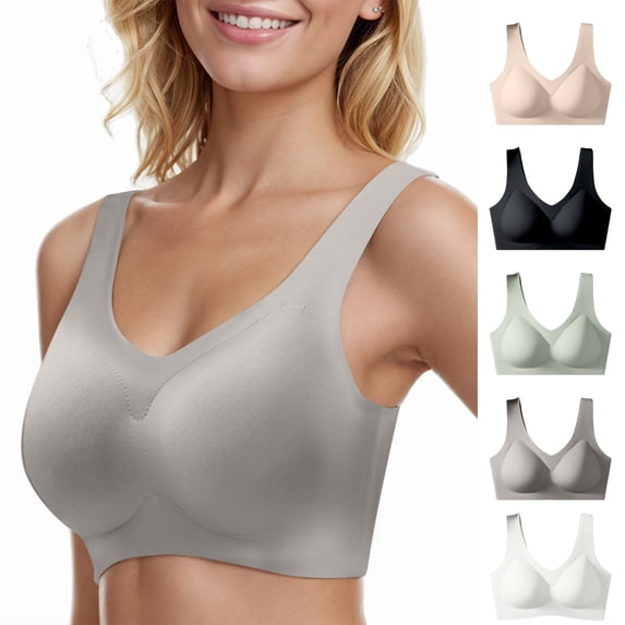 Lonomox Bras For Women No Underwire Plus Size Support Comfort Bras Everyday Bras