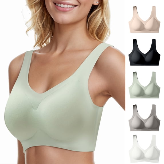Lonomox Bras For Women No Underwire Plus Size Support Comfort Bras Everyday Bras