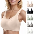 thumbnail image 1 of Lonomox Bras For Women No Underwire Plus Size Support Comfort Bras Everyday Bras, 1 of 6