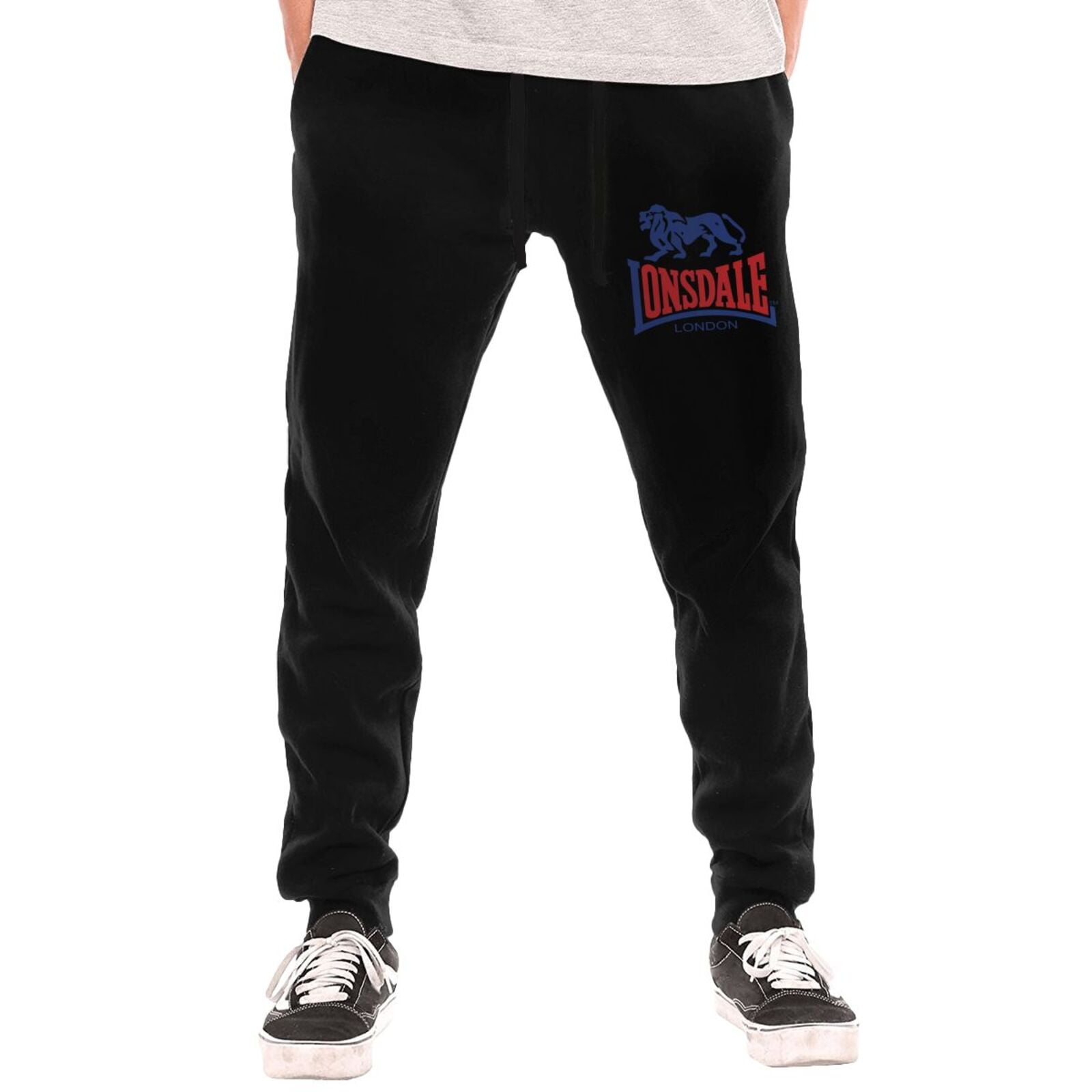 Lonsdale Men Casual Cargo Pants Workout Joggers Stretch Sweatpants