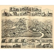 Lonsdale Rhode Island - Bailey 1888 by Bailey (24 x 18)