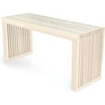 thumbnail image 1 of Lontai Indoor Long Bamboo Dining Bench, with Storage Function for Kitchen & Living Room Furniture, Beige, 1 of 6