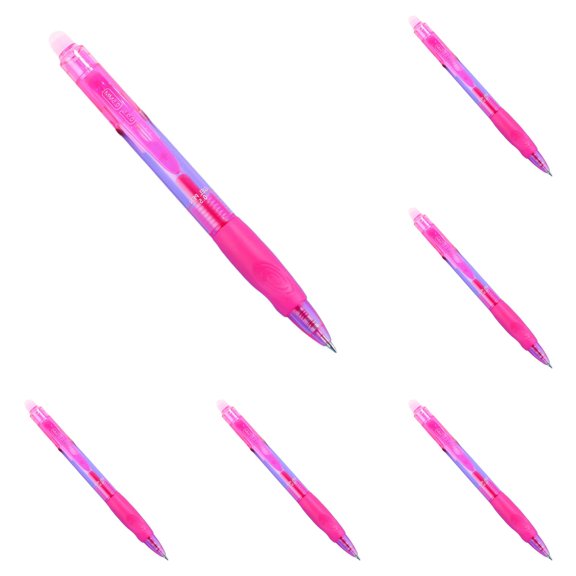 Lonto J0urney Erasable Gel Pens, 5pcs Retractable Pens, 0.5mm Comfort Grip, Drawing Planner Writing Set, I