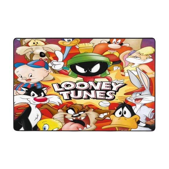 Loo-Ney,Toon Rug Cartoon Character Carpet For Bedroom Livingroom Children Room Home Decor Floor Art Decor Flannel Carpet