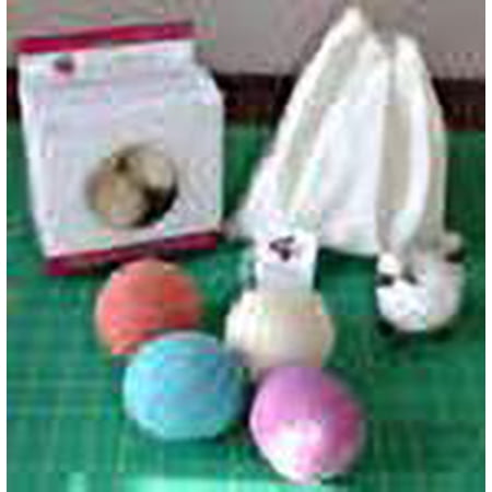 LooHoo Felted Wool Dryer Balls - 3-pack - All Natural 100% Wool