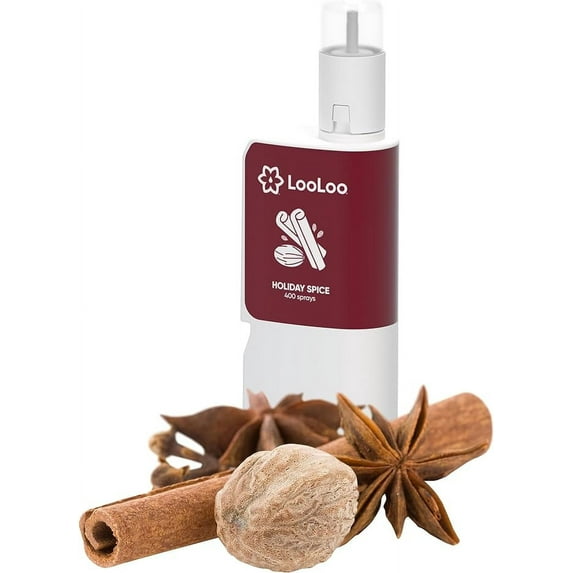 LooLoo Fragrance Refill for LooLoo Dispenser - Holiday Spice Fragrance