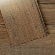 LooYee 48 PCS 72 Sq.Ft Peel and Stick Vinyl Floor Planks Wood Look Self Adhesive Brown Flooring Tiles Waterproof Non-Slip Flame Retardant Easy DIY Floors for Bathroom Kitchen Living Room Rental House