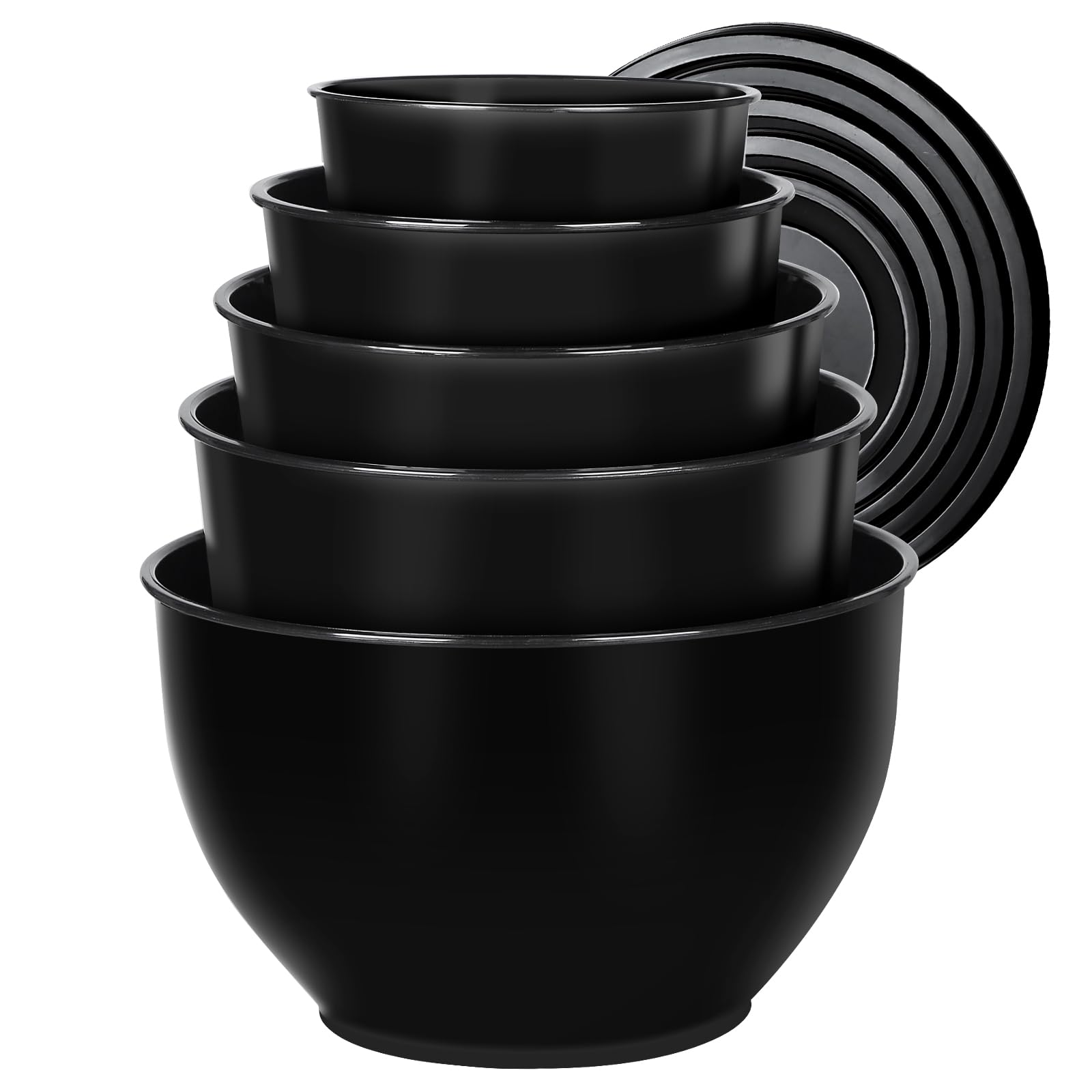 Mainstays 10 Pc Plastic Mixing Bowl Set with Lids (Assorted)