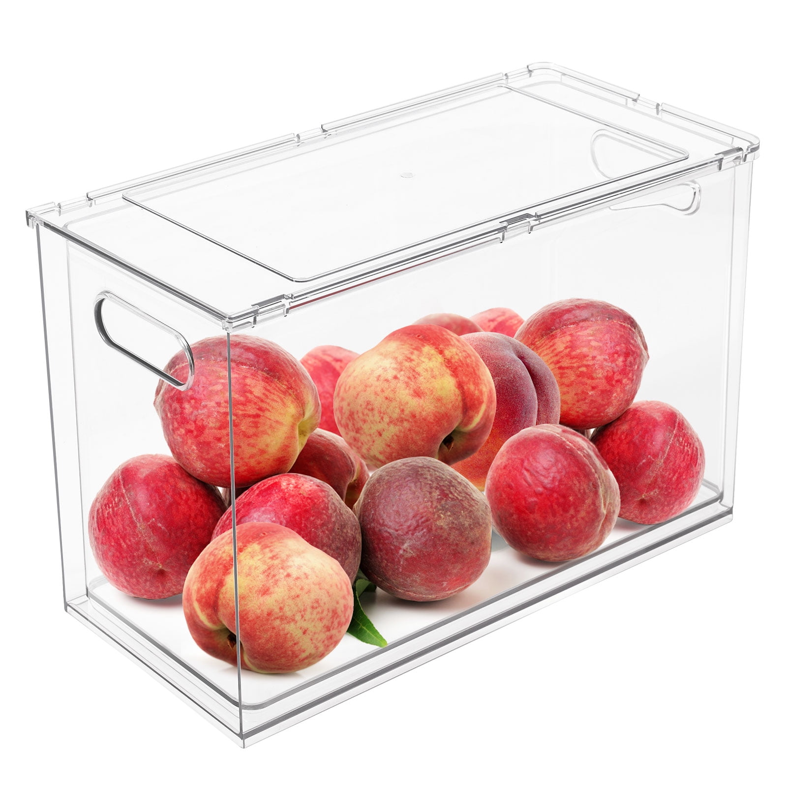 PDTO Stackable Refrigerator Organizer Bins Fridge Drawer Food Containers  with Handle – the best products in the Joom Geek online store