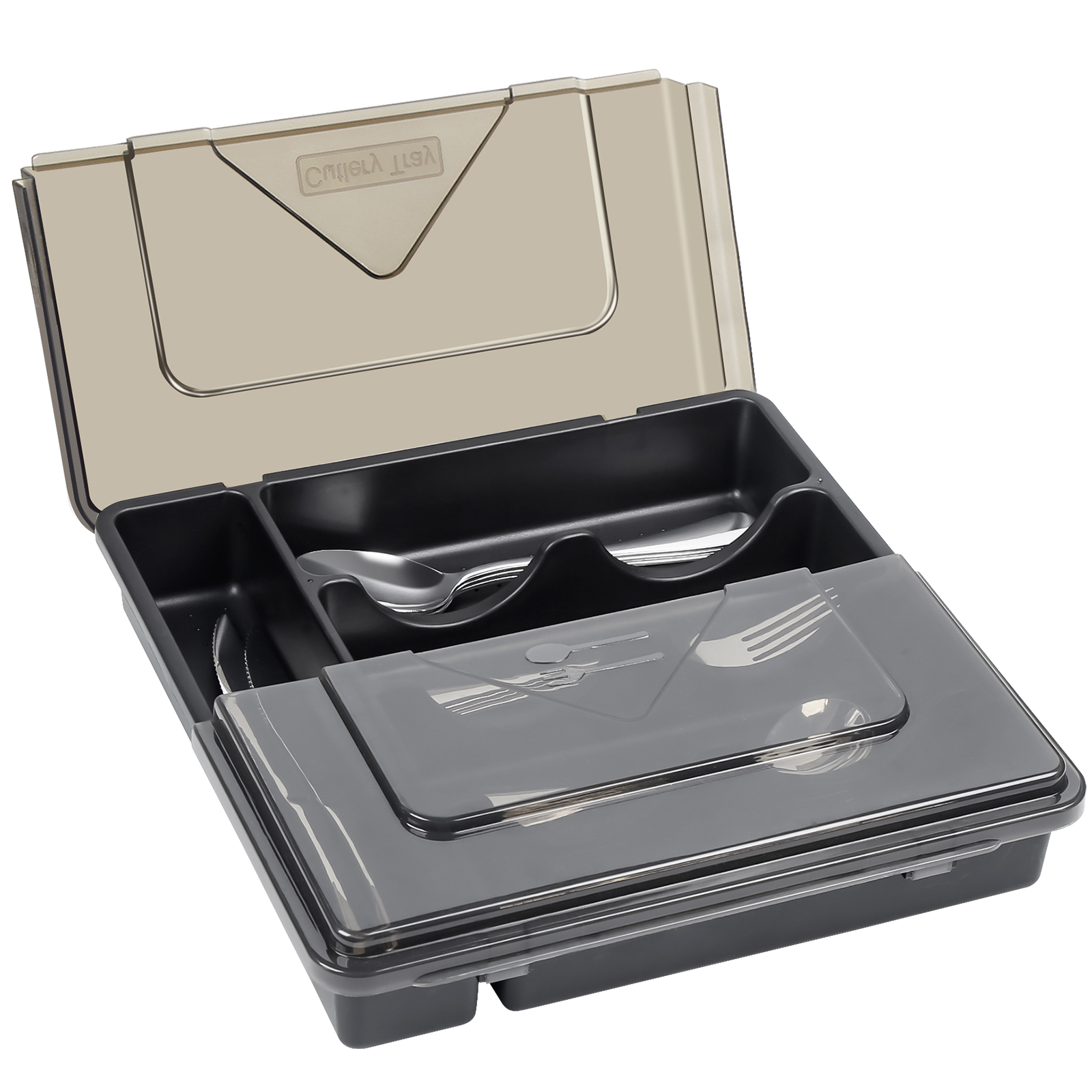 YAMAZAKI home TowerLadle & Lid Stand, Black