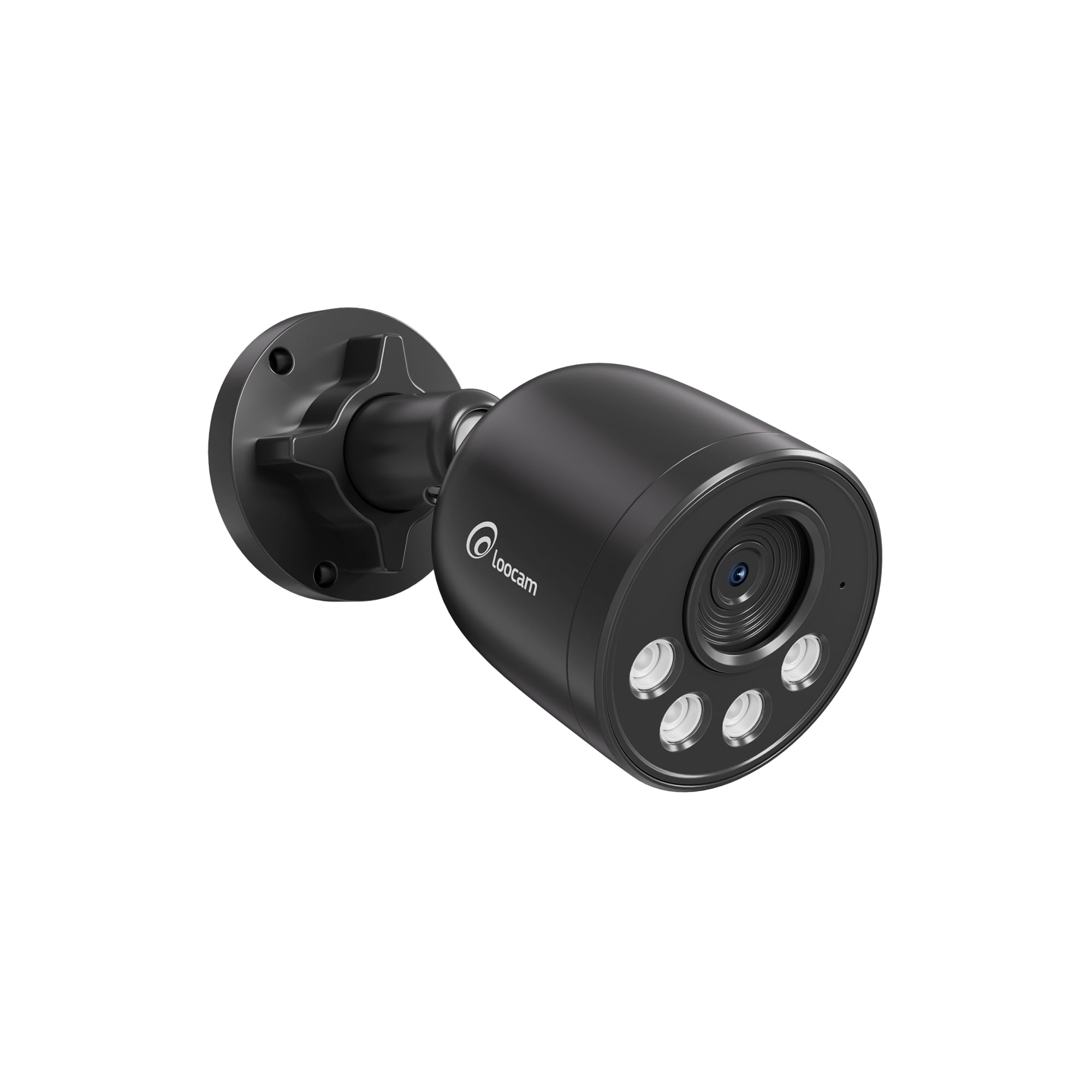 Loocam 4K Add-On Wired PoE IP Security Camera Outdoor, Person Vehicle Detection, 100ft Night Vision, Only Work with Loocam 4K PoE NVR