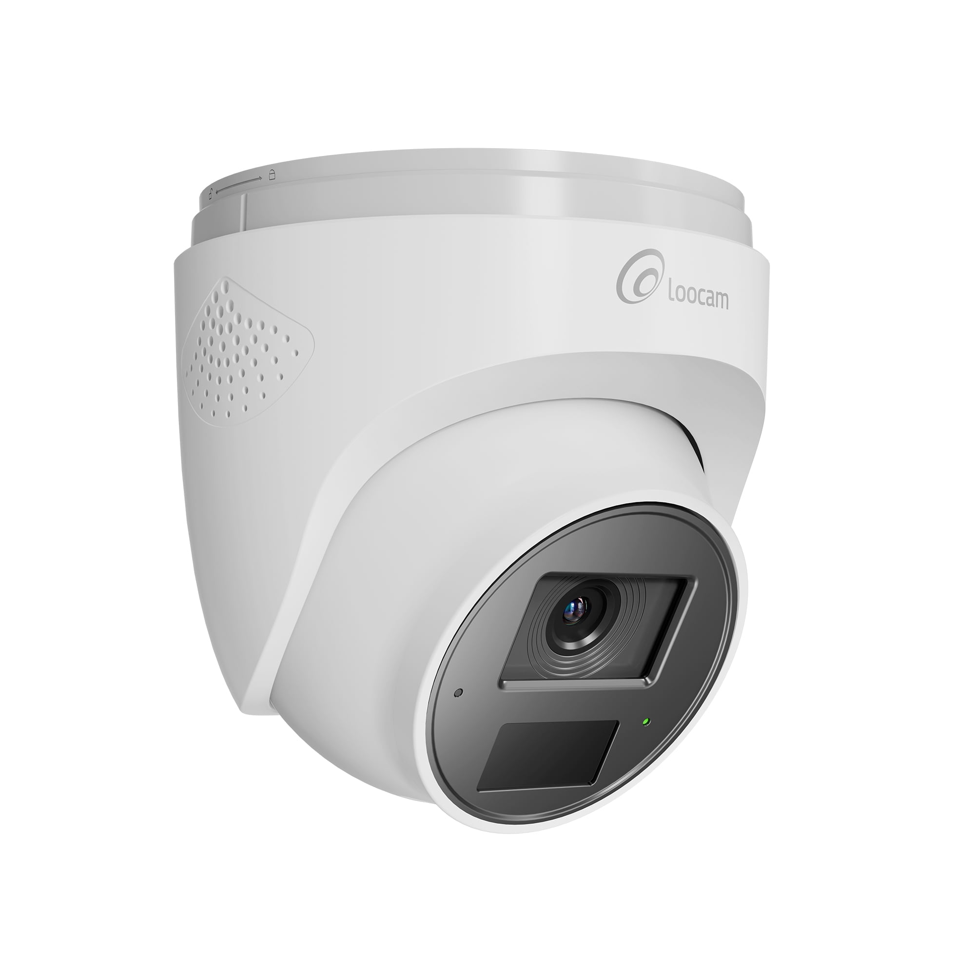 Loocam 4K PoE Add-On Wired Security IP Camera Outdoor, Person Vehicle Detection, Two Way Audio, Only Works with Loocam 4K PoE NVR