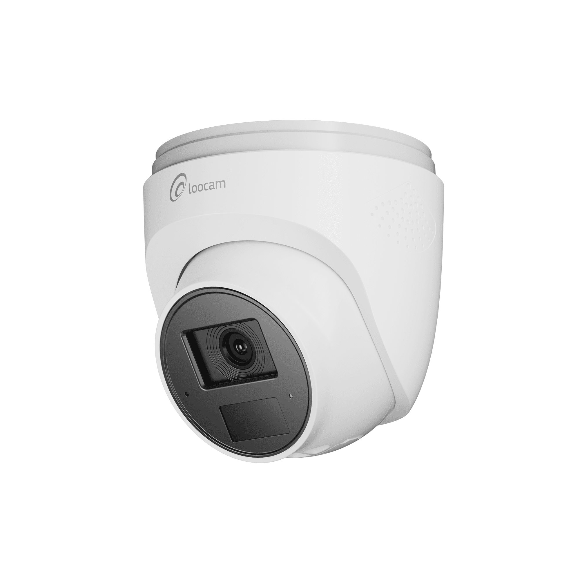 Loocam 4MP PoE Add-On Wired Security IP Camera Outdoor, Person Vehicle Detection, Two Way Audio, Only Works with Loocam PoE NVR